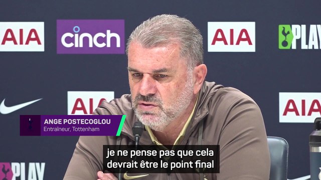 Postecoglou : “L'accès à la Ligue des champions est synonyme d'exigences plus élevées”