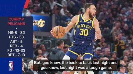 Kerr suggests Curry and co. could be rested ahead of post-season