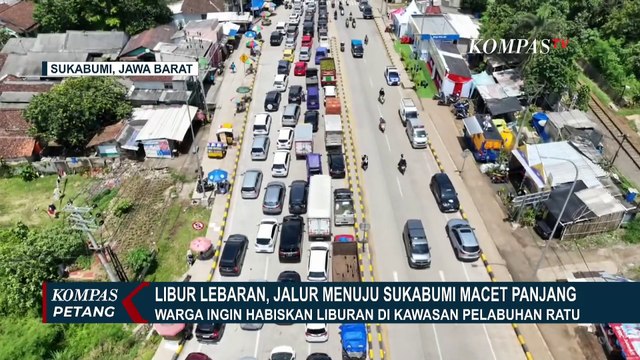 Ramai! Wisatawan Padati Kawasan Wisata Pelabuhan Ratu di Sukabumi saat Libur Lebaran