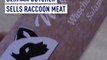 German butcher puts raccoon on the menu