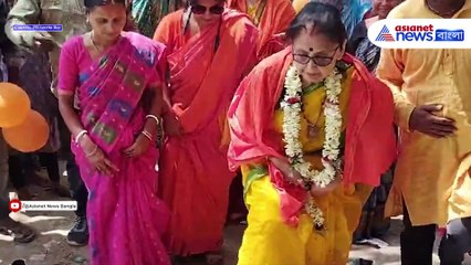 তীব্র গরমেও জোরদার প্রচার অমৃতা রায়ের