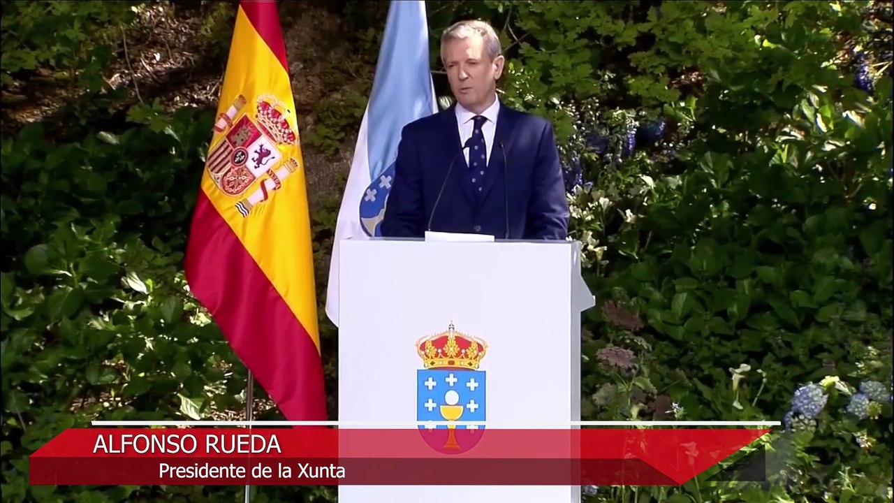 Rueda jura su cargo como presidente de Xunta: "Tomo posesión como primer servidor de Galicia"