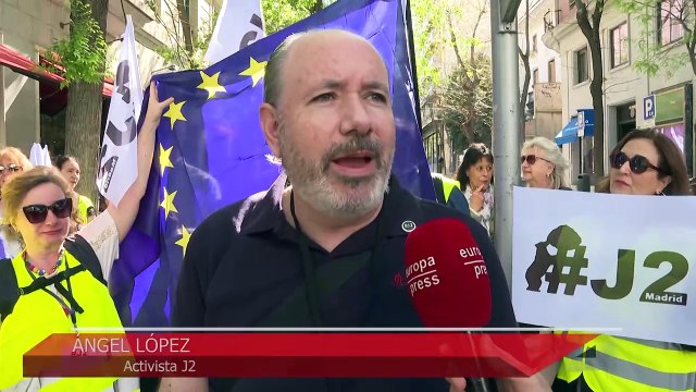 Abogados y procuradores mutualistas se manifiestan por una mejora de las pensiones