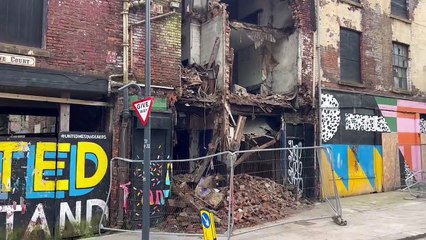 Derelict building collapses on Kirkgate in Leeds city centre as police cordon in place