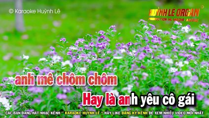 Karaoke 20 Năm Tình Đẹp Mùa Chôm Chôm - Tone Nữ Nhạc Sống Mới