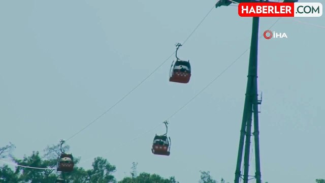 Antalya'da teleferik kazasında mahsur kalanlar helikopterle kurtarıldı