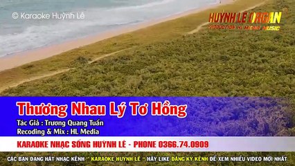 Karaoke Thương Nhau Lý Tơ Hồng Song Ca ( Cha Cha ) Nhạc Sống Dễ Hát