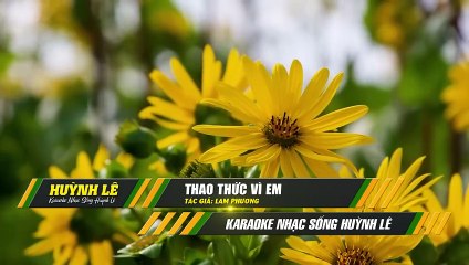 Karaoke Thao thức Vì Em Tone Nam Nhạc Sống ( Beat Hay ) | Karaok Việt Nam