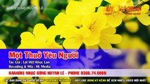 Một Thuở Yêu Người Karaoke Nhạc Sống Tone Nữ CM | Beat Karaok Việt Nam