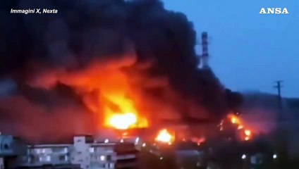 Distrutta centrale elettrica vicino Kiev
