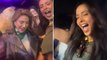 Maya Jama drinks pink gin and parties with friends at Coachella