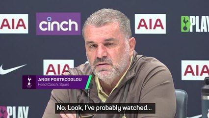 'I love documentaries, but no' - Postecoglou avoiding Spurs series