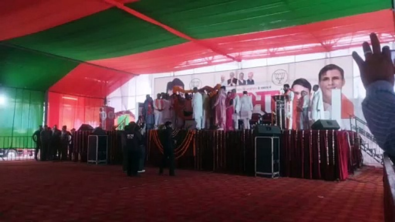 The Chief Minister enumerated the achievements of the BJP government and sought support for the BJP