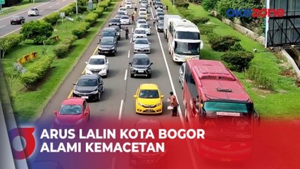 Imbas Puncak Padat, Lalin di Kota Bogor Alami Kemacetan