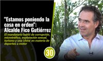 ¡Con chiva incluida! Alcalde Fico Gutiérrez, en exclusiva para Minuto 30, entrega un balance de los primeros 100 día de gestión