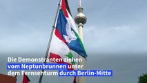 Berlin: Hunderte bei pro-palästinenssischer Demo