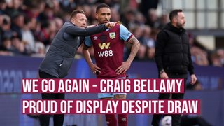 Craig Bellamy reacts to draw with Brighton
