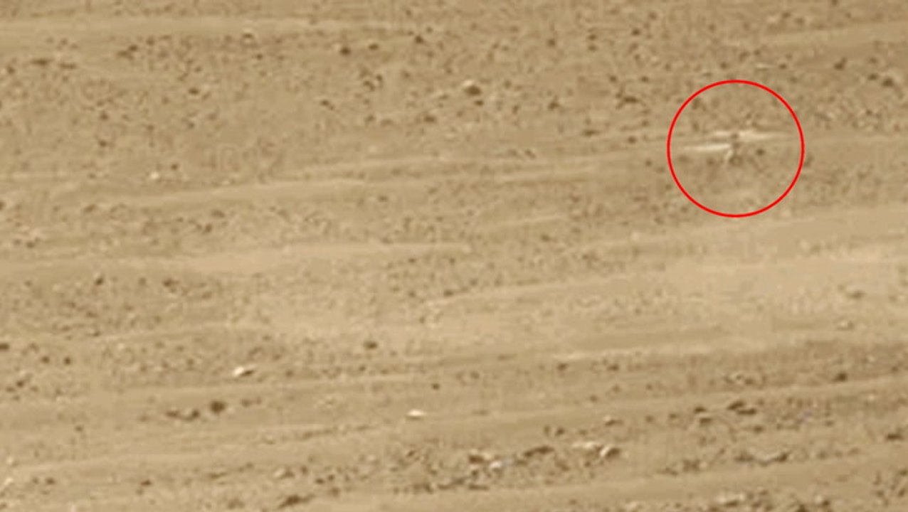 Perseverance Rover - Mars Helicopter Manoeuvre Captured - video Dailymotion