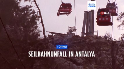 Dramatisches Seilbahnunglück in Antalya in der Türkei: Passagiere saßen bis zu 24 Std fest