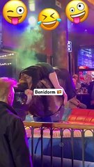 #bullriding #fun #funny #benidormbeach #rodeo #foryou #horse #benidorm #spain #ride