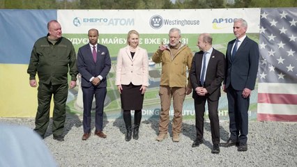 Ucrania comienza construcción de reactores nucleares diseñados por EEUU