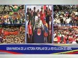 Pueblo venezolano se une en gran movilización para conmemorar un abril revolucionario