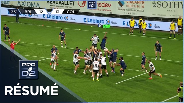 PRO D2 Saison 2023-2024 J26 - Résumé CA Brive - Colomiers Rugby