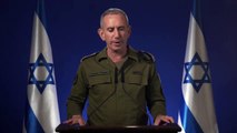 Israel Defense Forces - Conférence de presse après le lancement de drones contre Israël par l'Iran