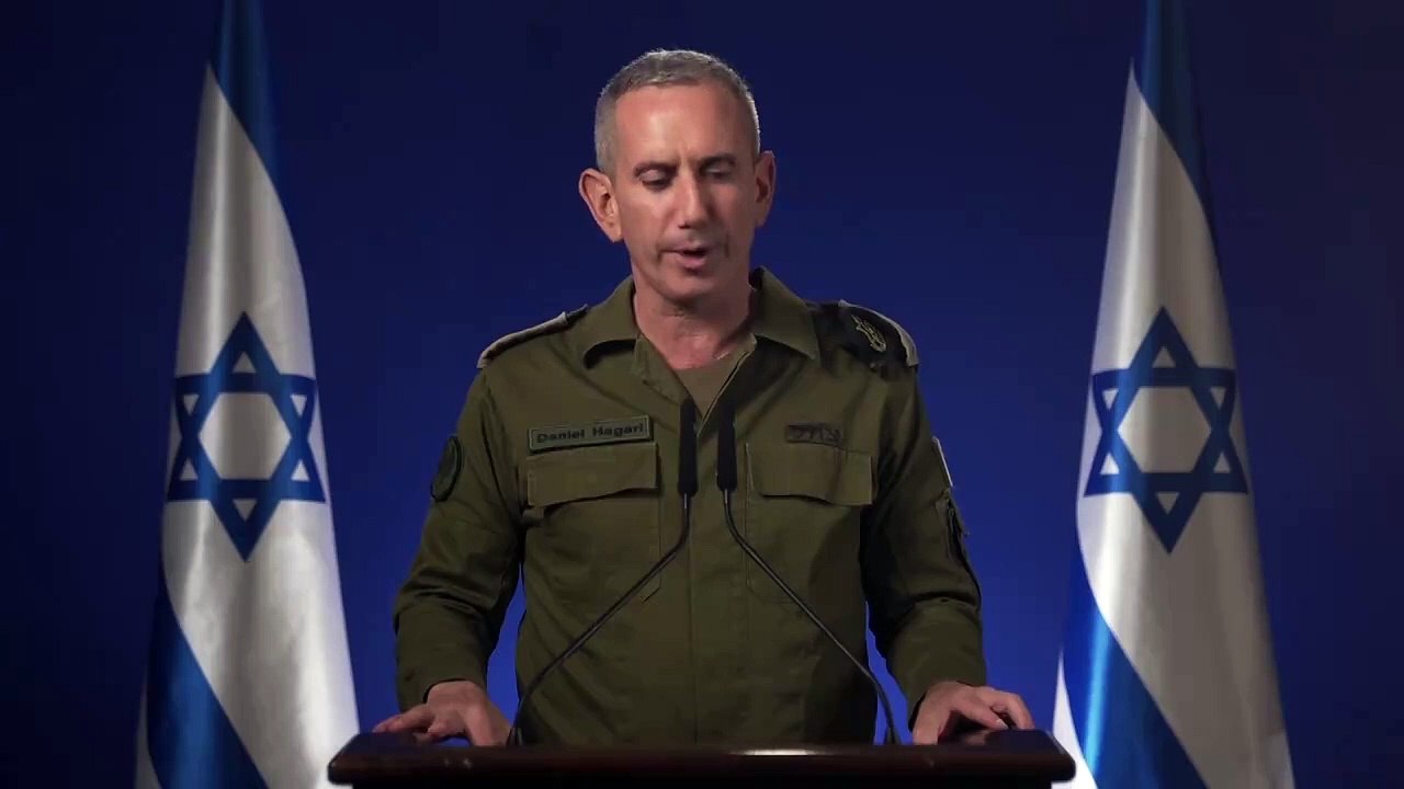 Israel Defense Forces - Conférence de presse ap...