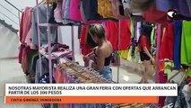 Nosotras Mayorista realiza una gran feria con ofertas que arrancan a partir de los 300 pesos