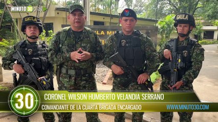 En operación militar rescatan a comerciante en Rionegro, Antioquia