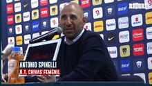 Antonio Spinelli habló tras el empate contra Pumas Femenil