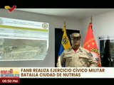 ZODI Aragua realizó ejercicio Cívico-Militar Batalla Ciudad de Nutrias
