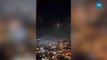 Kudüs semalarında İran'a ait dronların İsrail hava savunması tarafından düşürüldüğü görüldü