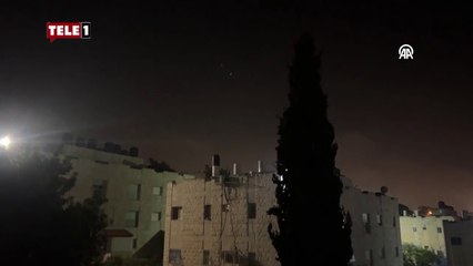 Kudüs semalarında patlamalar göründü