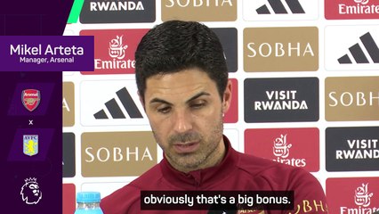 'A good problem to have' - Arteta on Arsenal squad depth