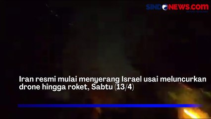 Perang Resmi Dimulai! Iran Luncurkan Ratusan Misil dan Drone ke Israel
