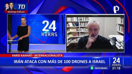 Farid Kahhat tras ataque de Irán a Israel: “No es fácil saber qué pueda ocurrir”