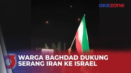 Ratusan Warga Baghdad Dukung Serangan Iran ke Wilayah Israel