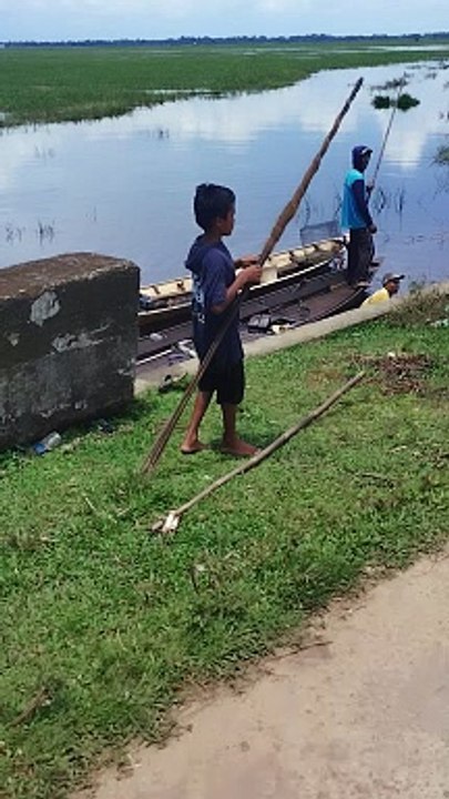 Biru langit dan Biru Sungai di Tanjung Aur