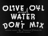 Popeye the Sailor - Olive Oyl And Water Don't Mix