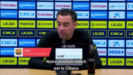 Barcelone - Xavi : “Se battre pour le titre et reprendre 3 points au Real dans le Clásico”