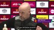 Erik ten Hag storms out of press conference