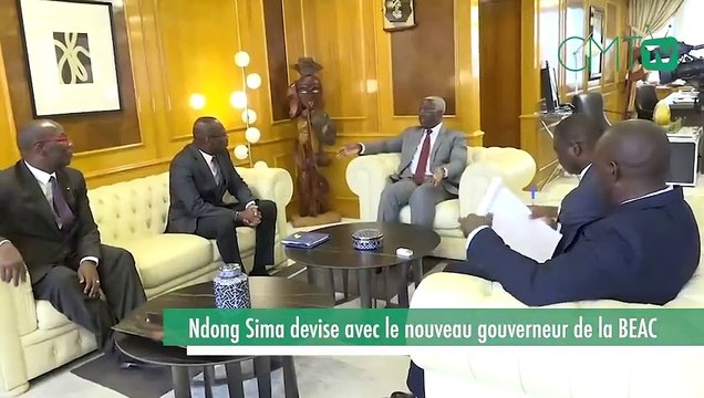 [#Reportage] Gabon : Ndong Sima devise avec le nouveau gouverneur de la BEAC