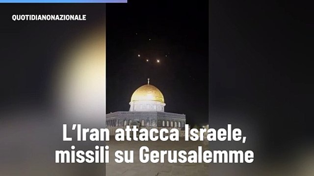 L'Iran attacca Israele, missili su Gerusalemme