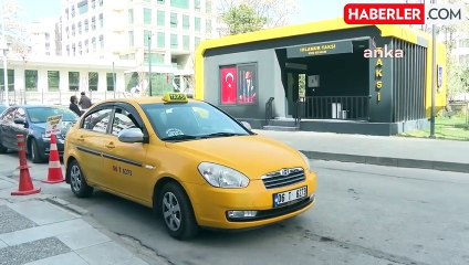 Ankara'da Taksi Durakları Yenileniyor