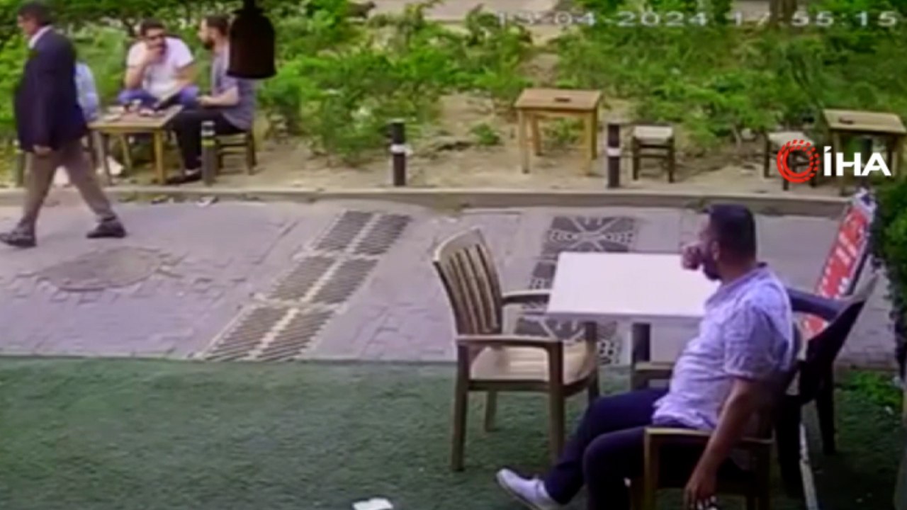 Polisten kaçan şüpheliyi etkisiz hale getirdi, dönüp çayını içti! İşte o anlar...