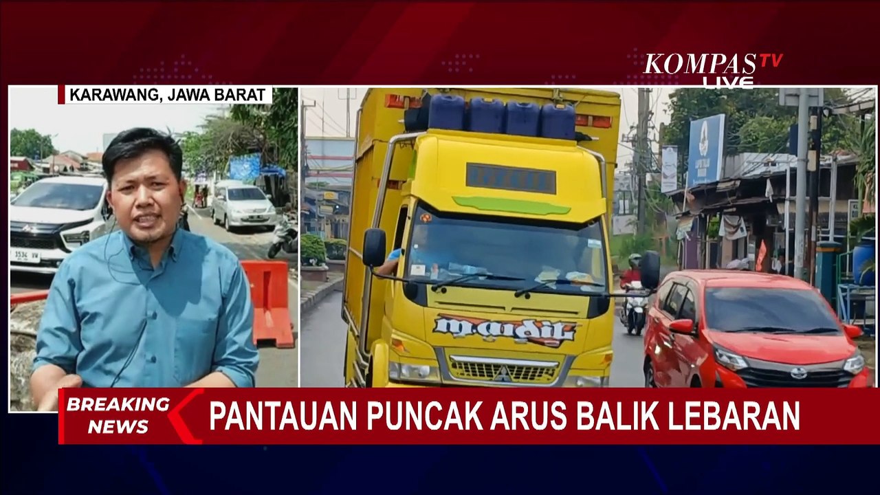 Puncak Arus Balik Lebaran, Begini Kepadatan di  Jalur Arteri Karawang