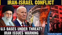 Iran Attack On Israel: Iran threatens to target U.S bases if U.S backs Israeli retaliation| Oneindia