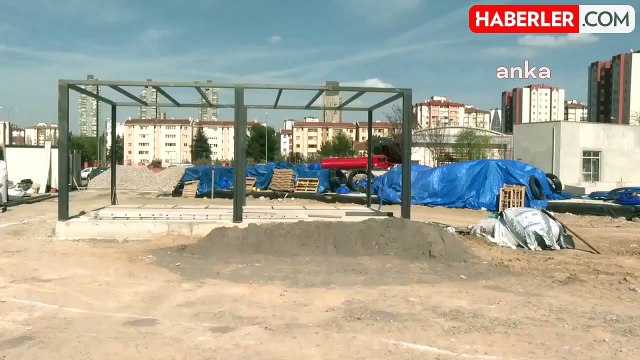 Ankara Büyükşehir Belediyesi Kapalı Otopark ve Kent Meydanı Projesi İnşaatına Devam Ediyor